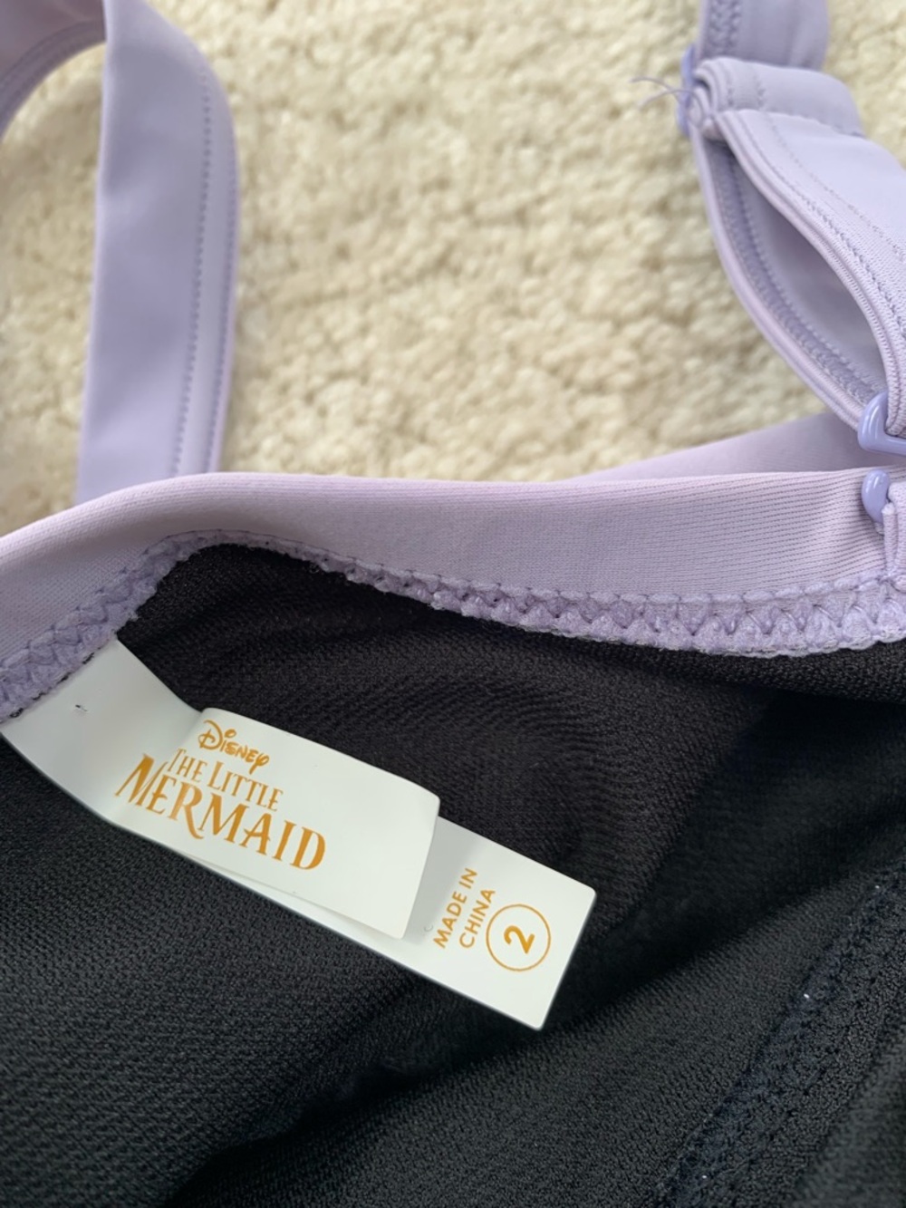 Torrid Size 2, 2X, Disney The Little Mermaid Ursula Wireless One-Piece Swimsuit - Picture 6 of 14